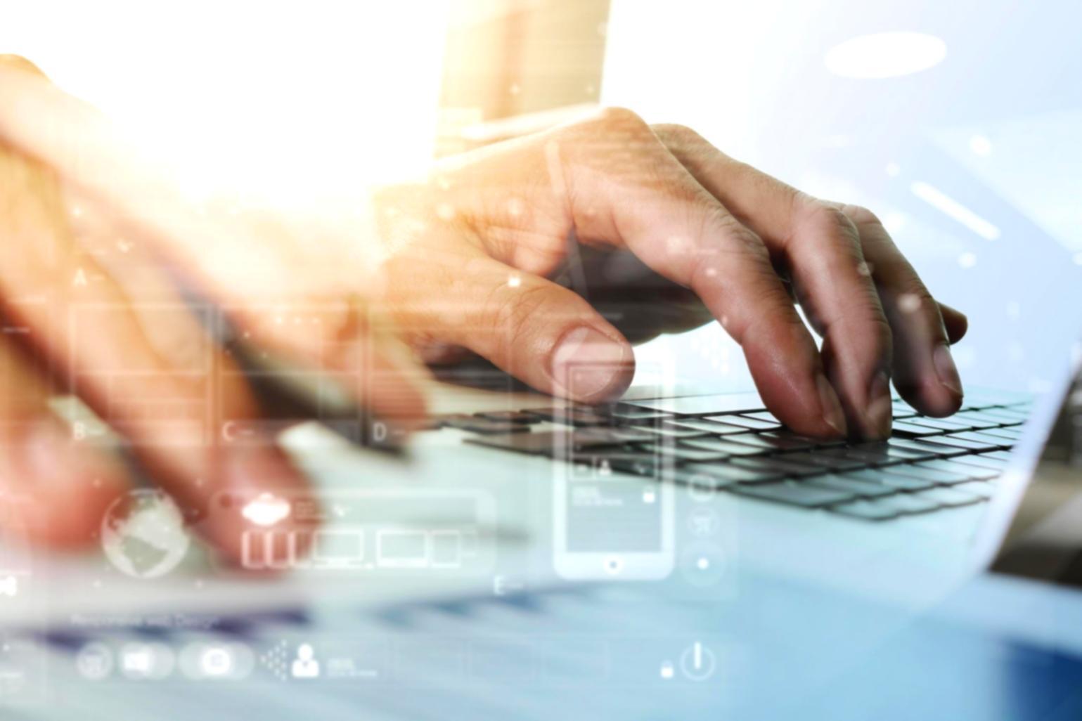 SEO professionals analyzing search console data during training session